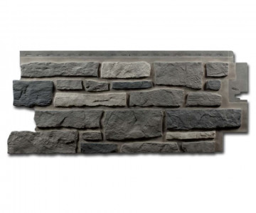 Цокольный сайдинг Nailite Creek Ledgestone (Бутовый камень) Appalachain Ash